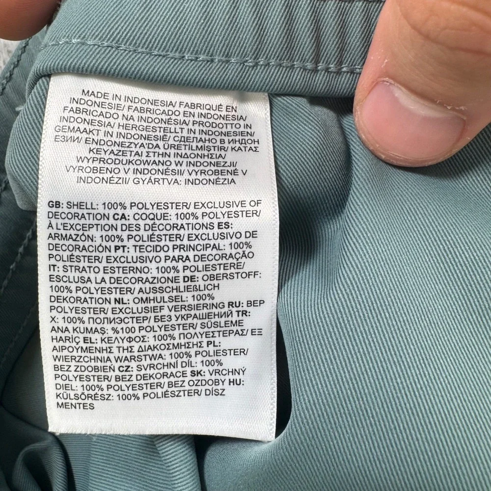 The North Face Mens 36 Regular Blue Polyester Hiking Chino Pants NF0A7W8K
